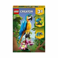 LEGO Creator Exotic Parrot 253 pcs 3 in 1 Building Blocks Toy Ages 7 and Up