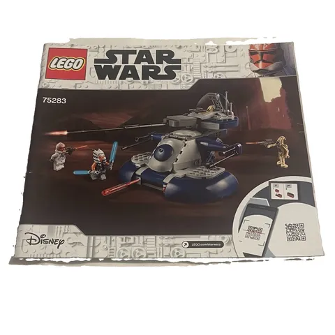 Lego Star Wars Armored Assault Tank (AAT) Manual 75283