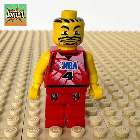 LEGO Sports, NBA Basketball: Player 4, nba044, 3440, JAM SESSION, 2003, RED