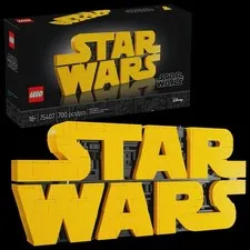 LEGO® Star Wars Brick-Built Star Wars Logo Sign (75407)