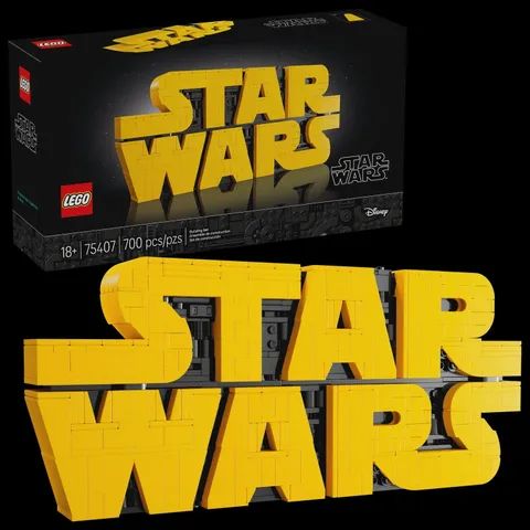 LEGO® Star Wars Brick-Built Star Wars Logo Sign (75407)