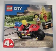 LEGO 60410 City Fire Rescue Motorcycle Firefighter Toy Playset Factory Sealed 