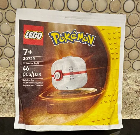 LEGO Pokémon Premier Ball 30729 Polybag Complete Set 46 pcs