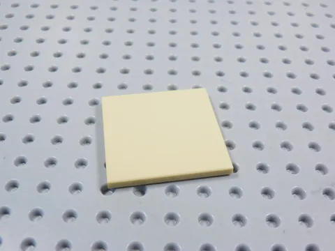 LEGO Tan 4x4 Smooth Tile Plate AZ