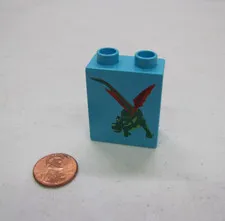 Lego Duplo Block Legoland Flying Dragon Hotel Brick-iversary 2023 Blue Block