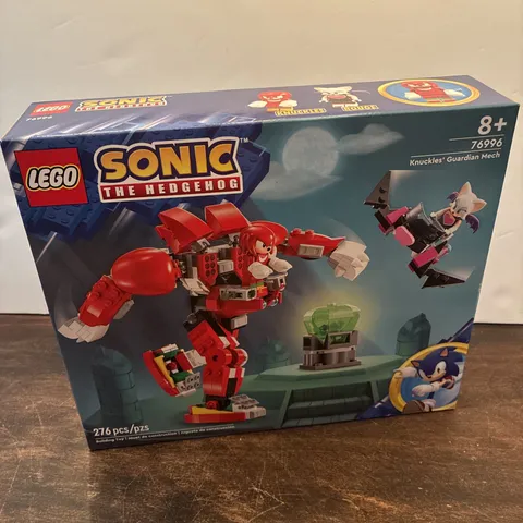 LEGO Knuckles' Guardian Mech Sonic Set 76996, 276 Pieces, Sonic, Rouge, Knuckles