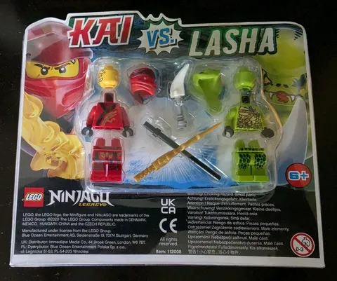 LEGO NINJAGO Legacy Kai vs. Lasha Minifigure 2-Pack Blister Pack 