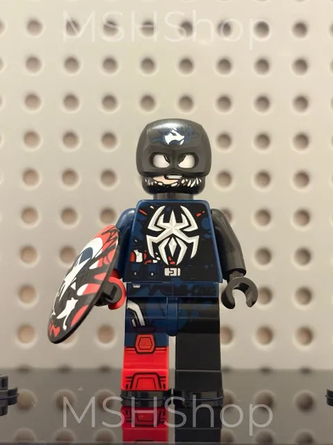 Lego 76342 Venomized Captain America Minifigure, Steve Rogers. Comics (Genuine)
