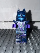 LEGO Njo0851 - Wolf Mask Warrior / Wolf Mask Claw Warrior - Dark Blue and Dark A