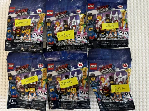 LEGO The Lego Movie 2 Minifigure Lot of 6- New & Resealed