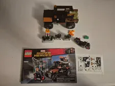 Lego Vehicles with Instruction Manual 76050-Crossbones Hazard Heist