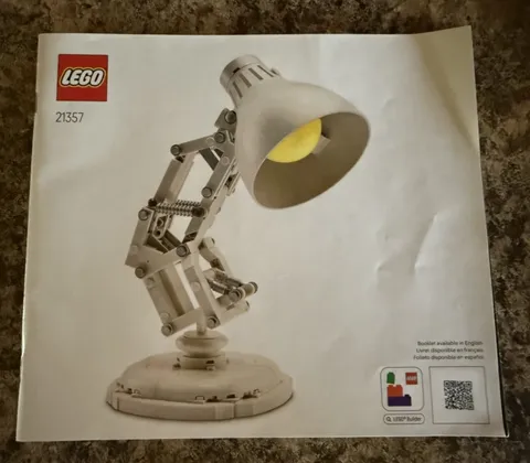 LEGO 21357 Disney Pixar Luxo Jr. Instruction Manual only