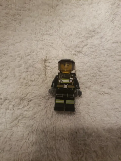 Lego Man minifigure fireman