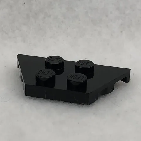 LEGO 51739 Black Wedge, Plate 2 x 4 (x1)
