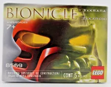 NEW, Unopened Lego Bionicle 8569 (2002) 3x KRANA 2x KANOHI