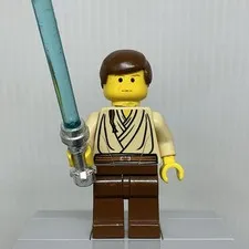 LEGO Star Wars sw0069 Young Padawan Obi-Wan Kenobi Minifigure & Lightsaber Note
