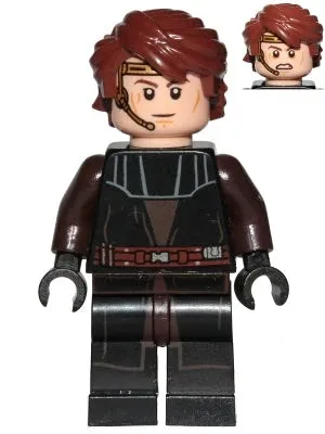 LEGO® Minifigure Star Wars sw0939 Anakin Skywalker (Black Legs Headset)