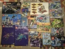 🔥Lego Lot Instruction Booklet Star Wars System Technic Alpha Team Throw Bots