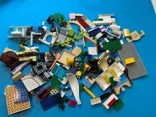 LEGO 1LB Bulk Lot. Unsorted, Unchecked, Random Assorted Pieces. L1-14