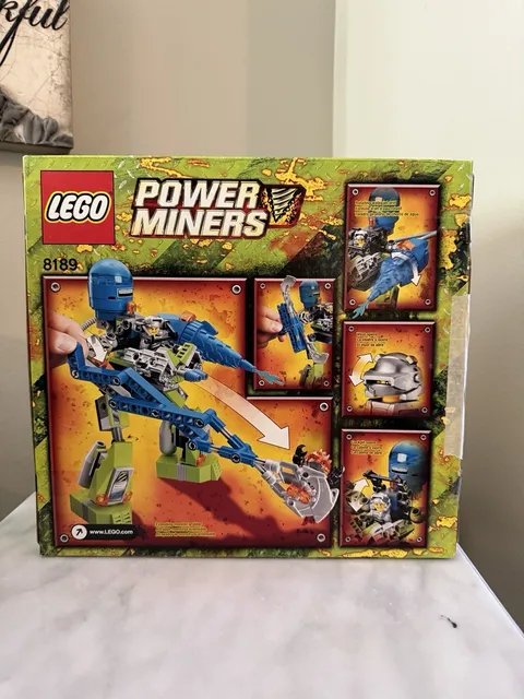 LEGO Power Miners Magma Mech (8189) – Retired Set – With Box