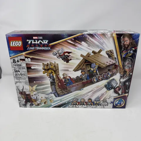 2022 LEGO 76208 MARVEL THOR LOVE AND THUNDER THE GOAT BOAT 564 PIECES--NEW