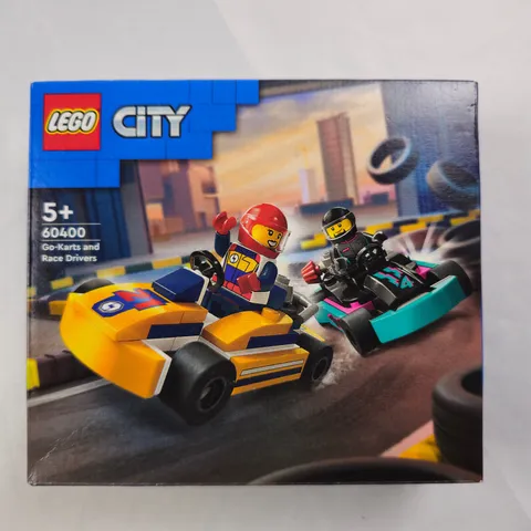 LEGO 60400 City Go-Karts and Race Drivers Building Toy Set - Brand New In Box