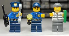 LEGO CITY: Mobile Police Unit (60044) MINIFIGURES ONLY Cops Robbers Crook Jail