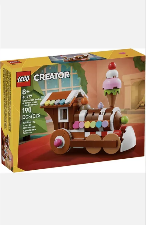 Lego Creator Set 40777 Gingerbread Train Ornament 190 pcs Building Toys Age 8+
