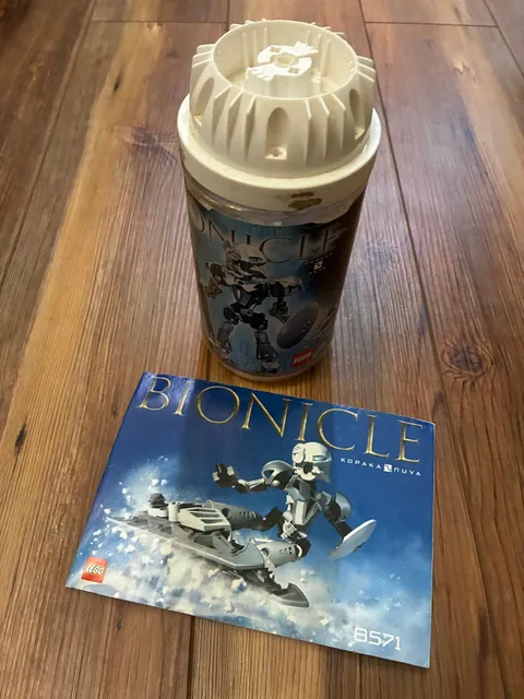 LEGO BIONICLE 8571 Kopaka Nuva Canister & Instructions Only Original 🔥FAST SHIP