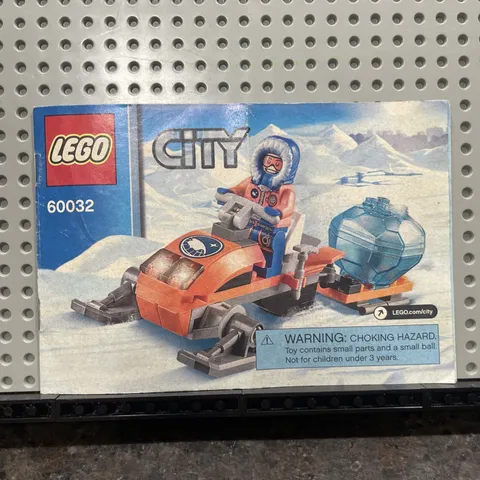 Lego City 60032 Original Instruction Manual Booklet Only Arctic Snowmobile