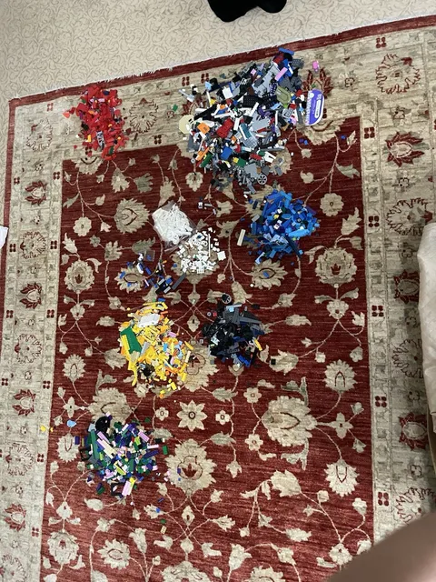 LEGO Bulk Lot Mixed Bricks, Pieces & Parts - Multicolor Plastic 17 pounds 7.7 kg