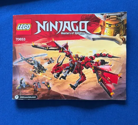 Lego Ninjago 70653 Instruction Manual Only