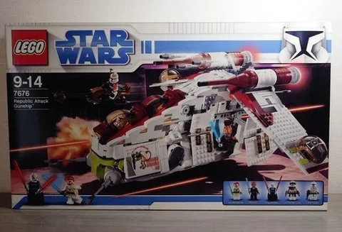 LEGO Star Wars 7676 Republic Attack Gunship Sealed  Retired Collectible