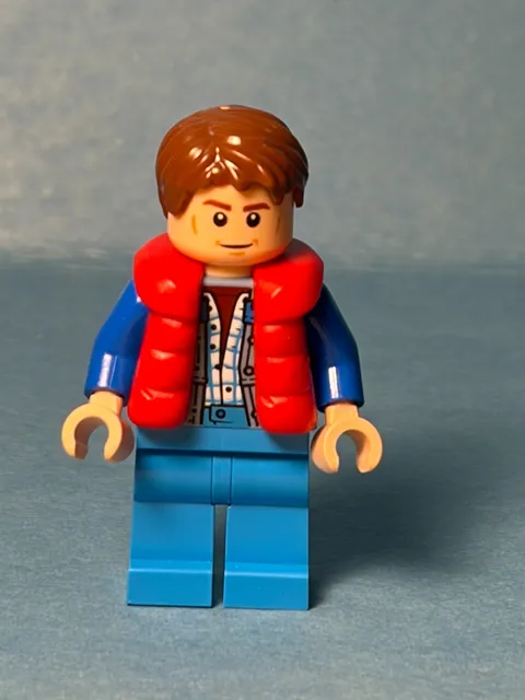 LEGO Speed Champs Minifig sc138 - Marty McFly - Light Scratches/No Cracks