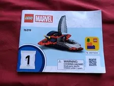 LEGO Marvel Replacement Instruction Manual #76319