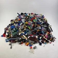 LEGO Bulk Lot 14.5 LBS Genuine Bricks, Parts, Plates, Wheels, Minifig Pieces
