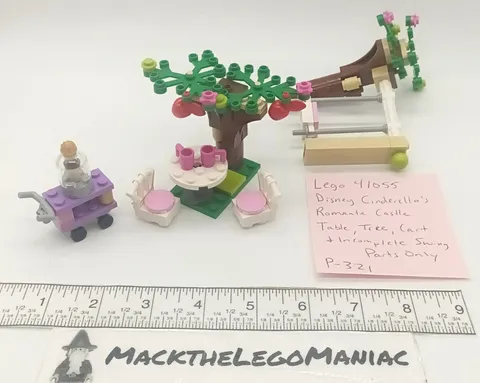 Lego Disney 41055 Cinderella’s Castle Scene Tree Cart Incomplete Swing Part Only