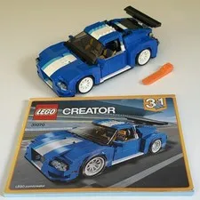 LEGO Creator 31070 Turbo Track Racer 3-in-1 w/ Instructions, No Box