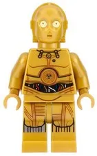 LEGO® Minifig sw0700 - C-3PO - Colorful Wires
