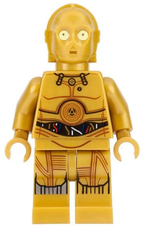 LEGO® Minifig sw0700 - C-3PO - Colorful Wires