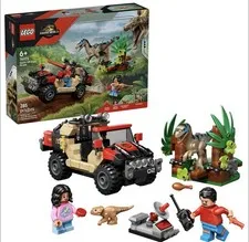 LEGO Jurassic World Rebirth 76972 Raptor Off-Road Escape Complete Set 285 pcs