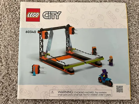 LEG0 Instructions ONLY. Stuntz City Set 60340. The Blade Stunt Challenge.