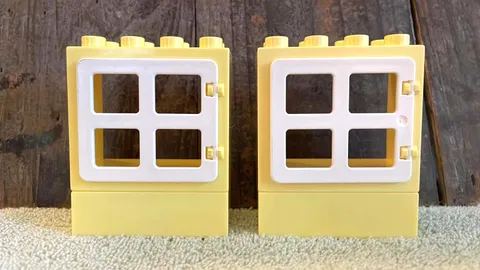 LEGO Duplo Family House 10994 Replacement Parts Window x 2 plus bricks