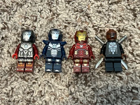 LEGO Marvel Rare Minifigure Lot NEW - Taser, Blazer, Iron Man, and Blade