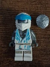 !!! Authentic LEGO Ninjago Zane Minifigure White & Gray Ice Suit !!!
