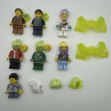 LEGO Hidden Side Minifigure Lot of 8 w/accessories