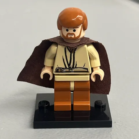 2005 EARLY MISPRINTED LEGO Star Wars 7255 Obi Wan Kenobi Torso Print Error RARE