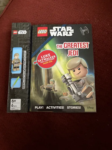 LEGO Star Wars: The Greatest Jedi Book w/ Luke Skywalker Minifigure Disney *NEW*
