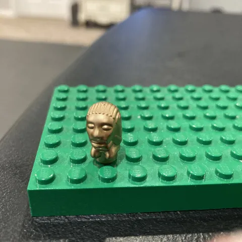 LEGO Peruvian Temple Gold Idol statue Indiana Jones minifigure 7623