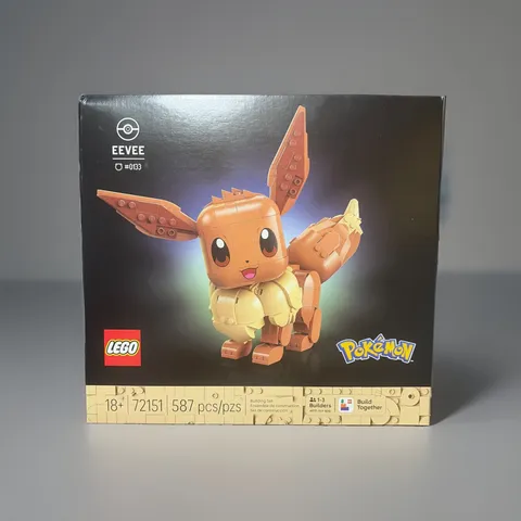 LEGO® Pokémon Eevee 72151 Pokemon Character Toy Kids Adult Build Together 0133